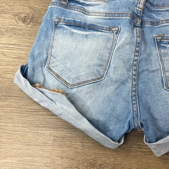 KanCan Women’s High Rise Cuffed Denim Jean Shorts, size 5/26 - Picture 9 of 9